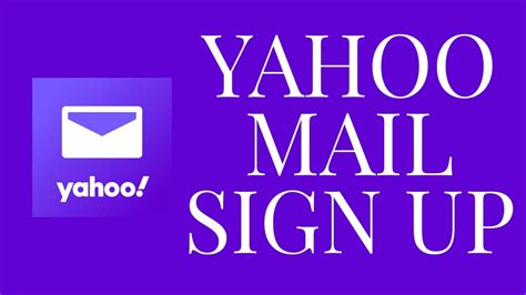 Sign up for a Yahoo account 